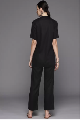 Rayon embroidery work co-ord set 2