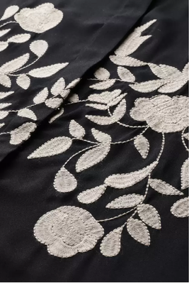 Rayon embroidery work co-ord set 4