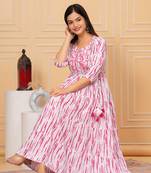 Pink-white-tie-dye-rayon-anarkali-gown
