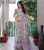 Heavy And Graceful Purple Soft Silk Woven Designer Saree