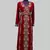 Maroon Full Sleeves Moroccan Kaftan