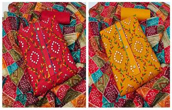 Manvaa women's dress material combo 1