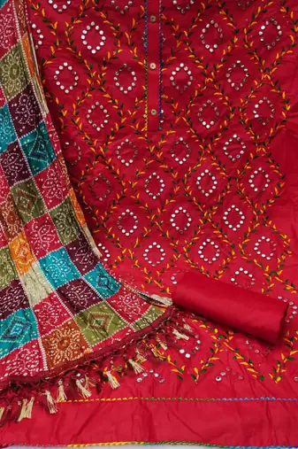 Manvaa women's dress material combo