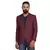 Men suede maroon blazer