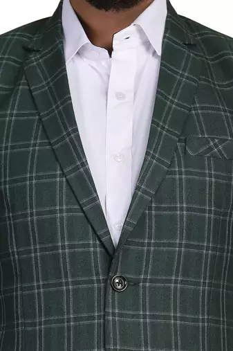 Tahvo men tweed green check blazer