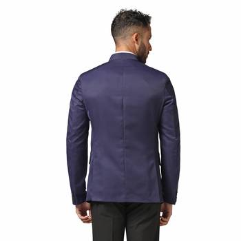 Tahvo men blue bandhgala blazer 4