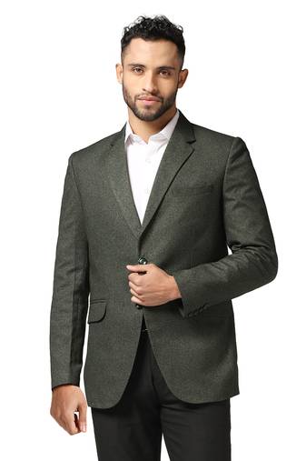 Tahvo men green suede blazer