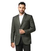 Tahvo men green suede blazer