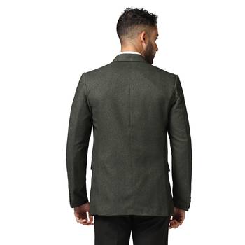 Tahvo men green suede blazer 4