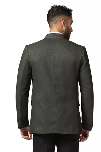 Tahvo men green suede blazer