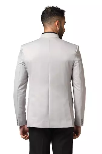 Tahvo men light grey bandhgala blazer