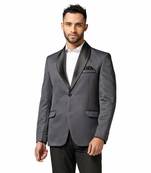 Tahvo men grey tuxedo blazer