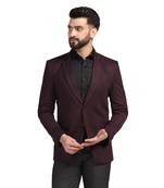Tahvo men maroon strechable blazer
