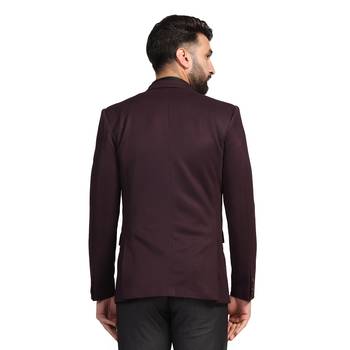 Tahvo men maroon strechable blazer 4