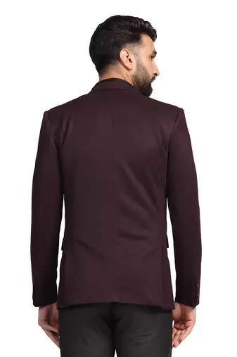 Tahvo men maroon strechable blazer