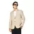 men beige checks blazer