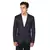 men blue checks blazer