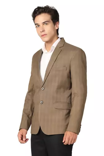 Tahvo men brown check blaer