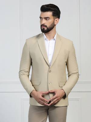 Men corduroy beige blazer 1