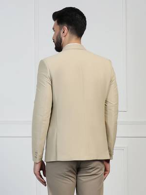 Men corduroy beige blazer 4