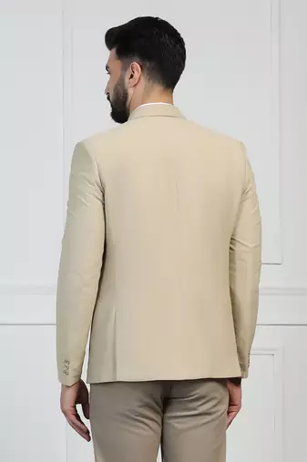 Men corduroy beige blazer