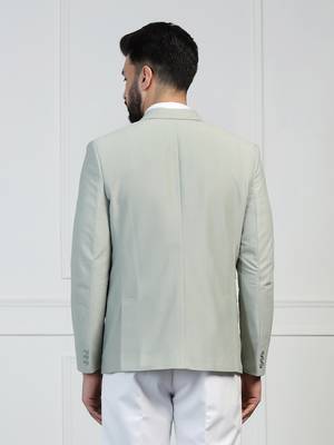Men corduroy Grey blazer 4