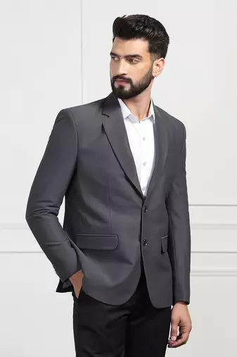 Men corduroy grey blazer