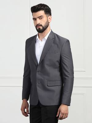 Men corduroy grey blazer 3