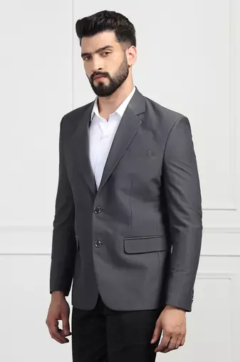 Men corduroy grey blazer