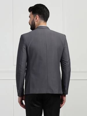 Men corduroy grey blazer 4
