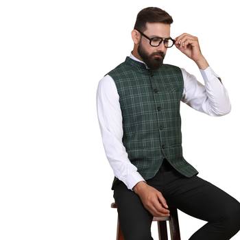 men green tweed modi jacket 1