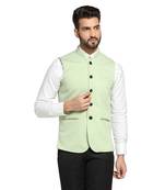Men pista textured nehru jacket