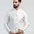 Men white embroidered jacket