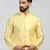 Men yellow embroidered jacket