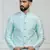 Men blue embroidered jacket