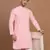 Men solid pink kurta