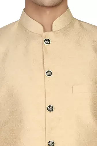 Mens golden indo sherwani