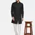 Mens black indo sherwani