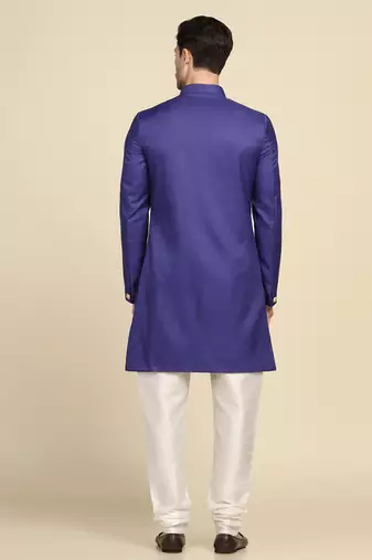 Men purple indo sherwani