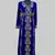 Royal-Blue Full Sleeves Moroccan Kaftan