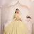 Lemon Green Net Floral Embroidered Lehenga Choli Set