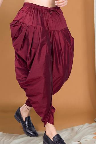 ready to wear cotton-silk dhoti for mens