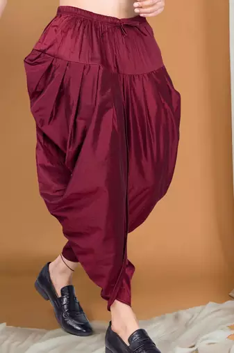 Shiwam ethnix ready to wear cotton-silk dhoti for mens