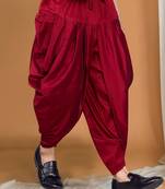 ready to wear cotton-silk dhoti for mens