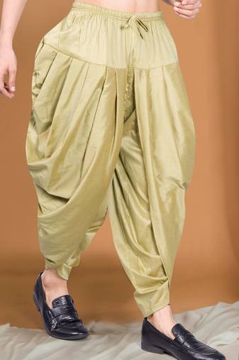 Shiwam ethnix ready to wear cotton-silk dhoti for mens