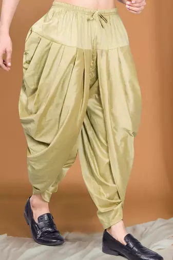 ready to wear cotton-silk dhoti for mens