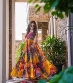 Summer special sleeveless tye dye gown 