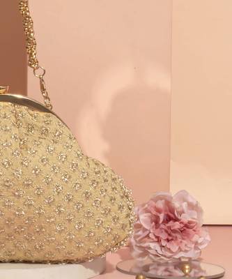 Inaya vintage purse - gold 3
