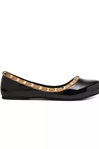 Valentino in black ballerinas