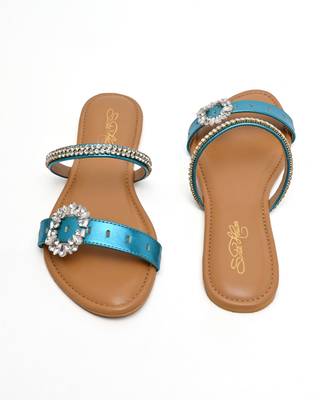 Blue brooch flats 3